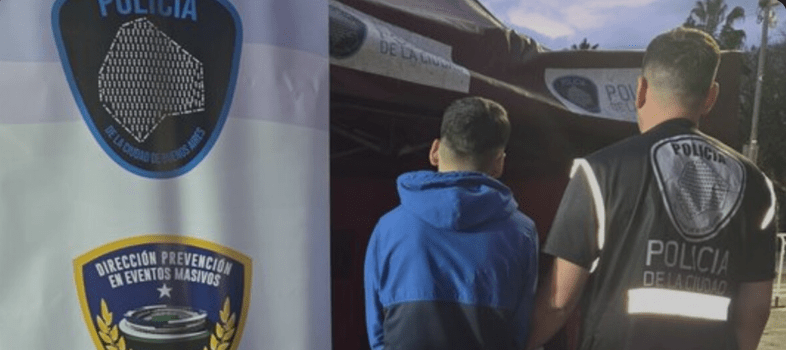 Detienen a un prófugo por abuso sexual en el ingreso al partido de Vélez y Atlético&nbsp;Tucumán