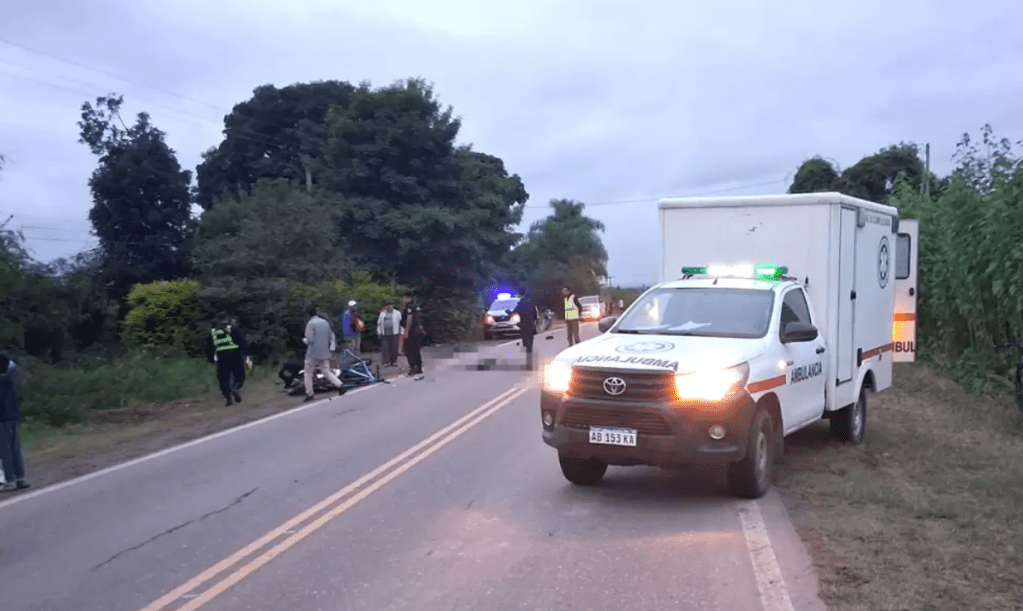 Jujuy: choque entre una moto y una bicicleta dejó dos personas en estado crítico en&nbsp;Yuto