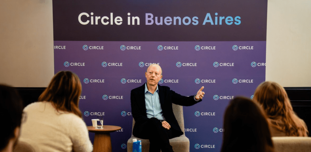 El CEO de Circle destacó la estabilidad económica de Argentina y evalúa nuevas inversiones en el país